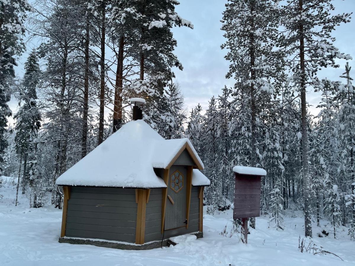 Aurora Igloo Fireplace-Heated Tents In A Secret Forest With Private Jacuzzi And Shared Sauna Bathroom And Dog Friendly Rovaniemi Exterior foto